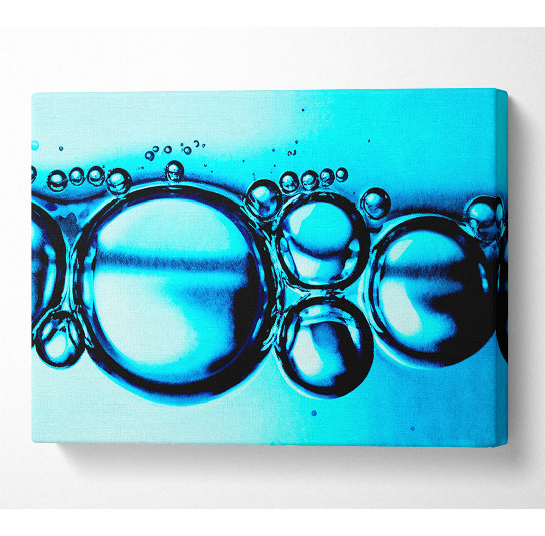 Liquid Bubbles - Kunstdrucke auf Leinwand - Wrapped Canvas