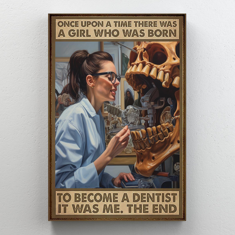 To To A A Dentist - 1 pièce, impression rectangulaire sur toile To To A A Dentist - 1 pièce, impression sur toile tendue