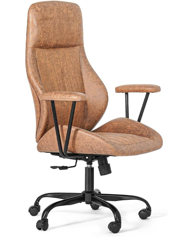 Chaise de bureau Stockholm, Brun