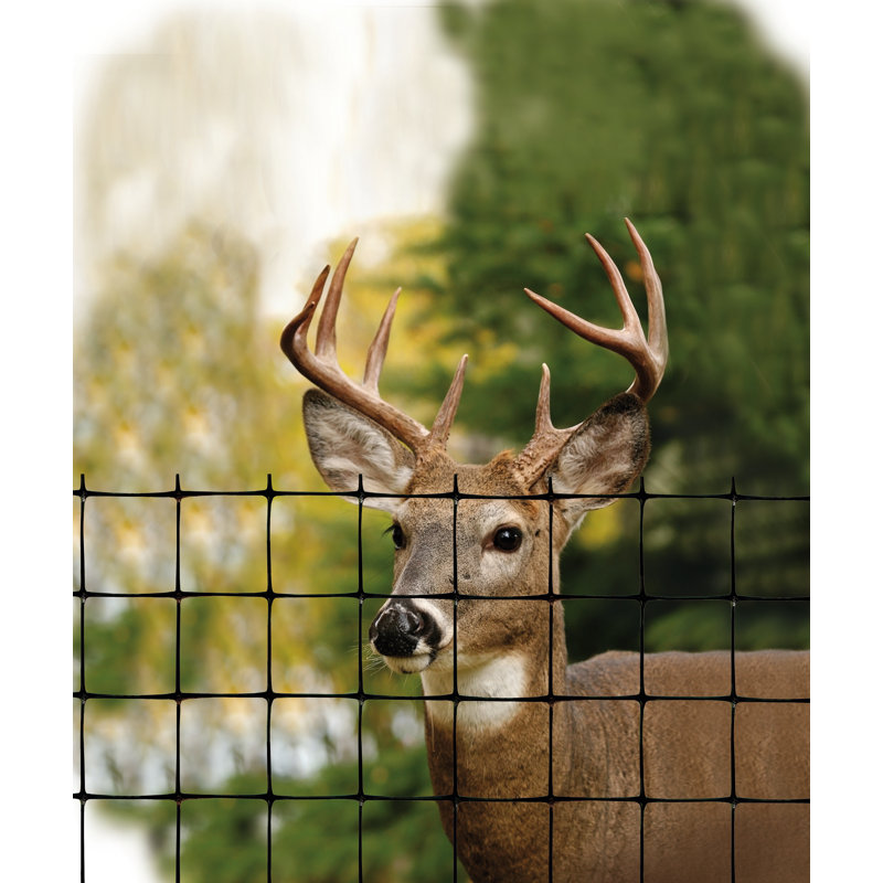 Tenax Black Polypropylene Deer Fence with 2" Mesh