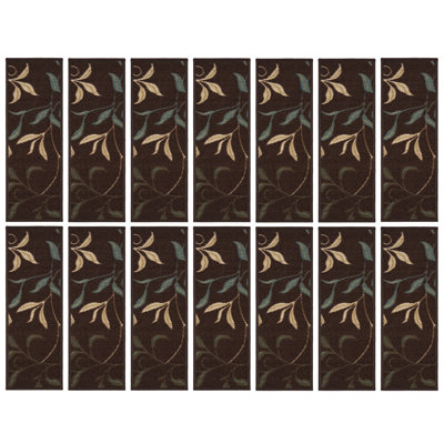Tapis de marche antidérapants pour escalier en bois
