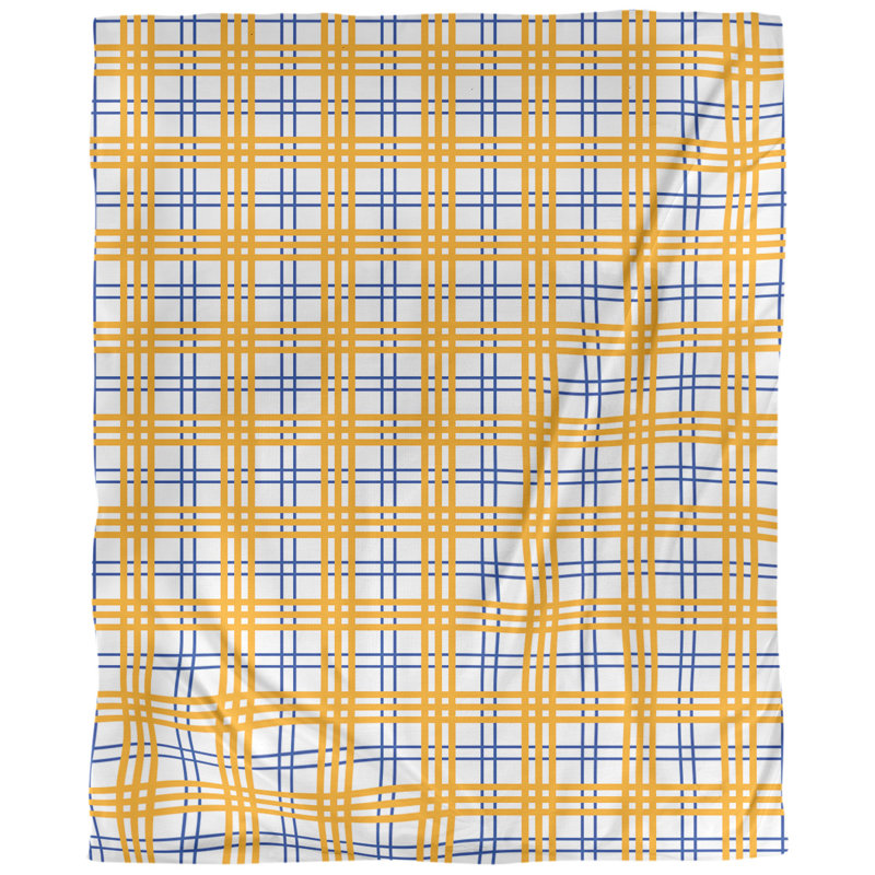 Housse de couette simple LA football Luxury, Microfibre, Housse de couette simple TG, Blanc / bleu / or