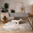 Rug Branch Elara 5' x 8' (5'3 x 7'7) Grey/Beige Abstract Indoor Area Rug, Contemporary, Medium Pile, Stain-Resistant Carpet - Living Room, Bedroom, Dining Room, and Kitchen-19284356