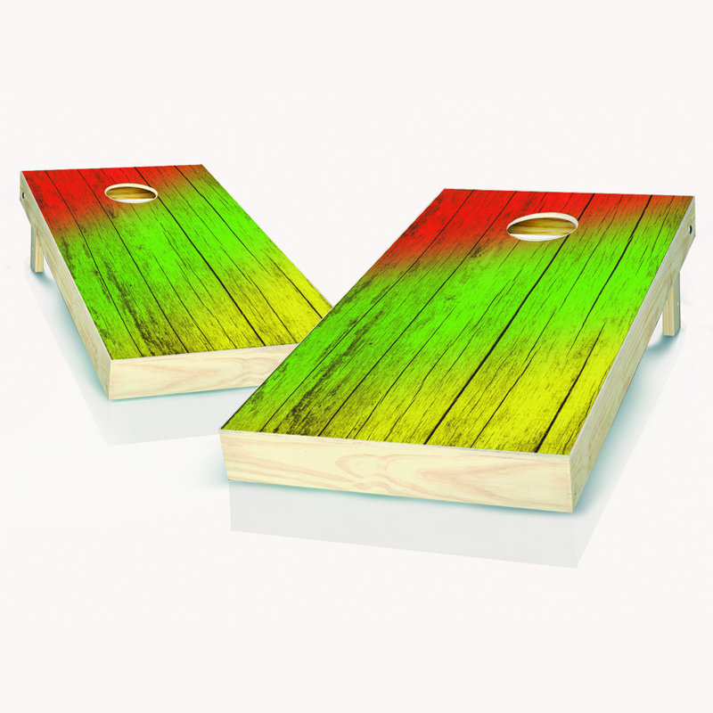 Rasta Grain Cornhole Set