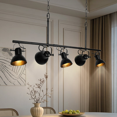 Deitra 5 - Light Kitchen Island Chandelier Linear Pendant lamp for Living Room Clothing Store Mall