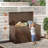 9 9Gallon Brown Resin Deck Box,Patio Deck Box For Package Delivery