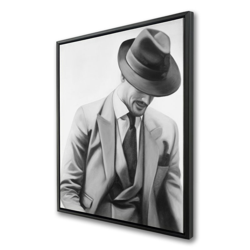 Elegant businessman - Framed canvas home decor for elegance