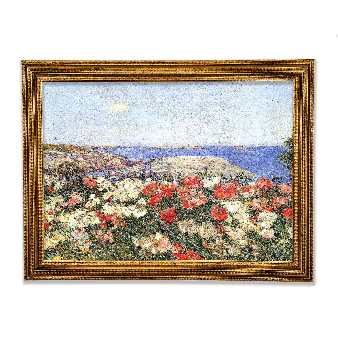 Mohnblumen auf den Isles Of Shoals von Hassam - Einzelne Bilderrahmen Kunstdrucke