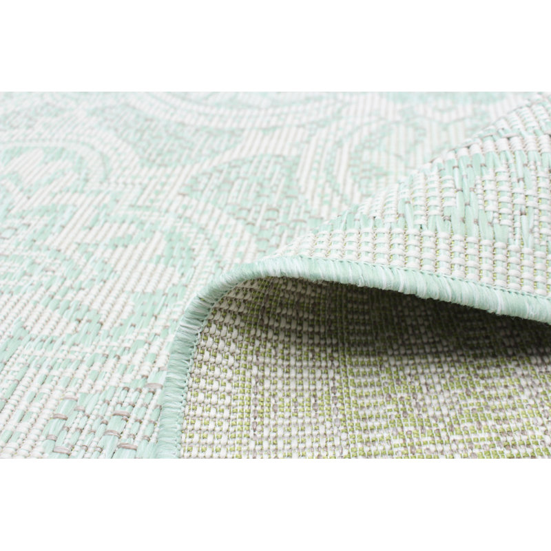 Dostie Oriental Indoor / Outdoor Rug, Rectangle 5'3" x 7'3"