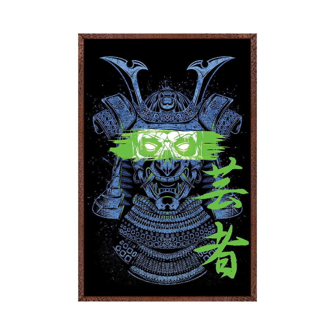 Durchgestrichener Samurai-Krieger von Alberto Perez - Galerie-verpackte Leinwand Giclée auf Leinwand