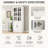 Jameown 78.7'' Kitchen Pantry