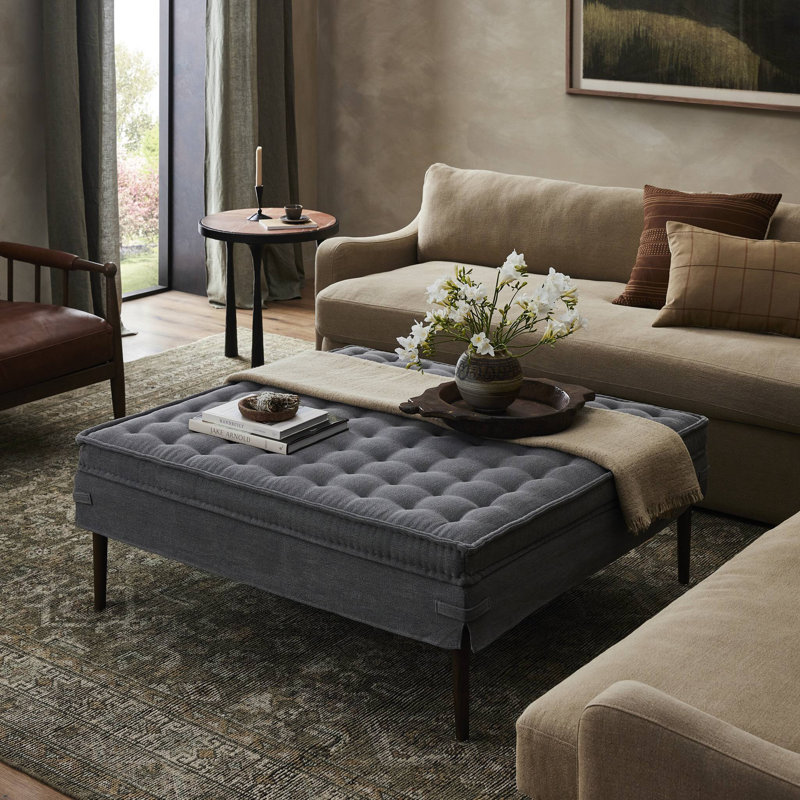Cole Ottoman, Gray