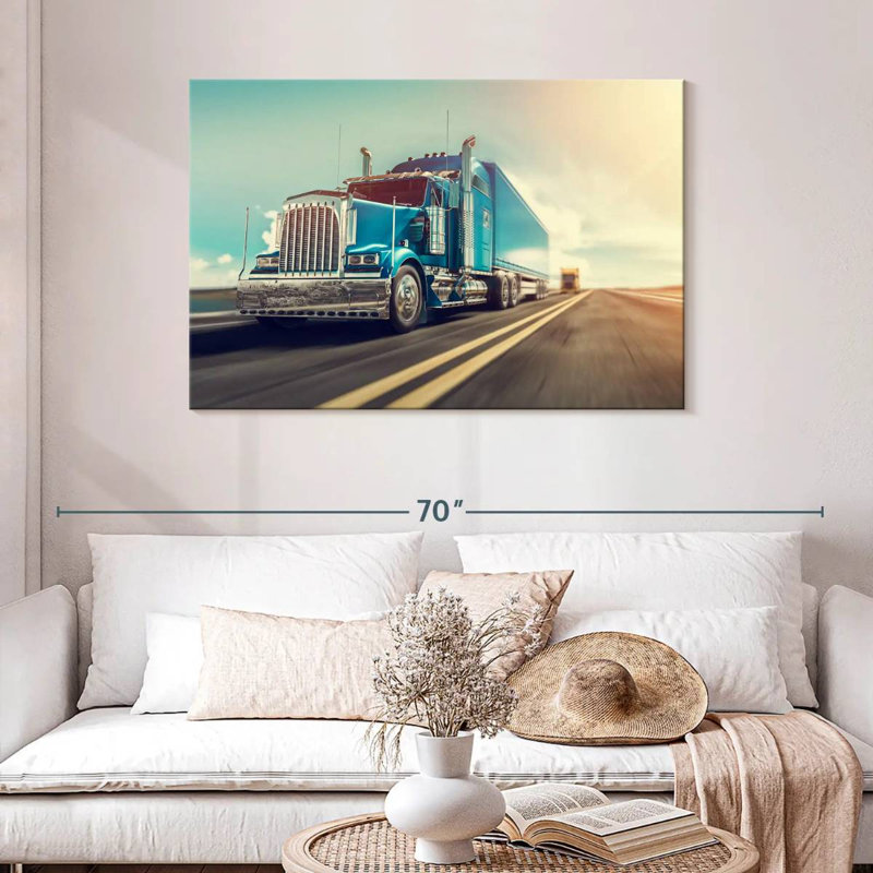 Mehar Truck, 30" H x 45" W