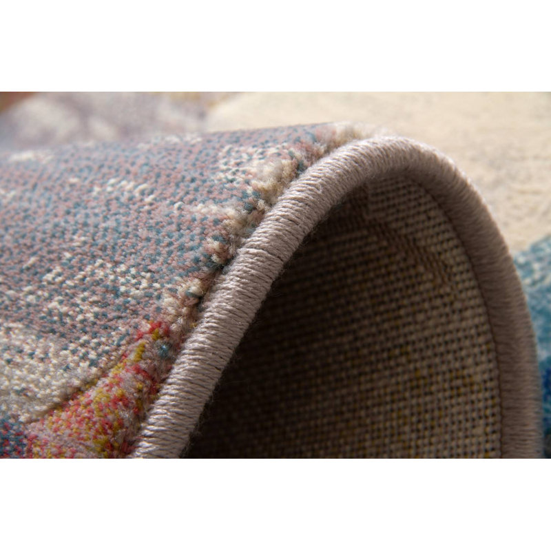 Eveloe Geometric Flatweave Area Rug, Rectangular 240cm W x 330cm L