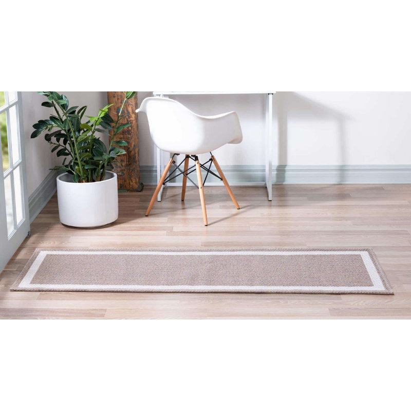 Tapis uni / rayé couleur Warlick, Tapis de couloir 2 pi 2 po x 7 pi 4 po