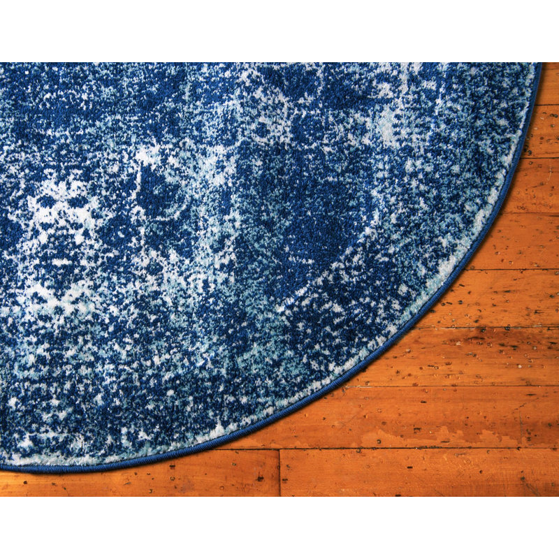 Rizo Geometric Indoor Rug, Round 3'