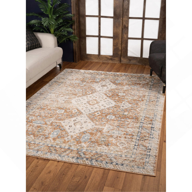Rust 5 Ft. 3 In. X 7 Ft. 3 In. Area Rug, Rectangle 5'3" x 7'3"