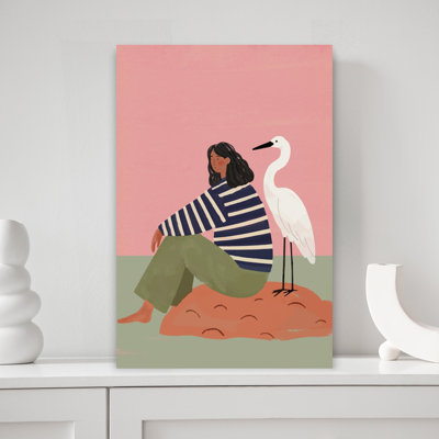Quiet Company by Casa Cartissi - Wrapped Canvas Print
