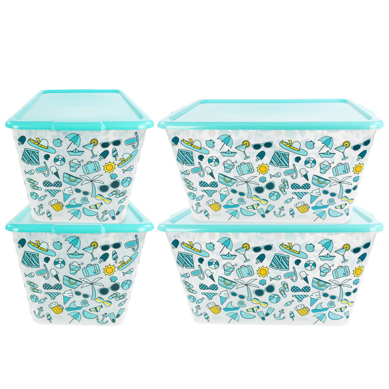 Rosecliff Heights Plastic Storage Tub & Tote