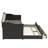Twin Size 2 Drawers Daybed With Trundle And Upholstered Backrest-597944863