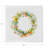 Wreath Flowers Cotton Sateen Dinner Napkins