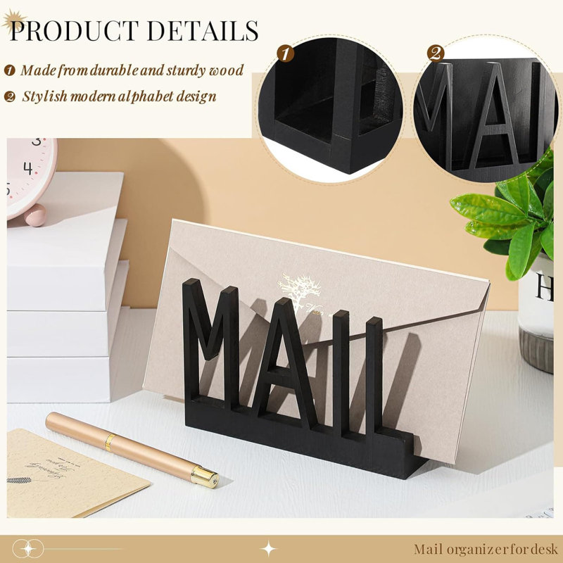 Wood Desk Organiser