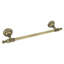HAMPTON CRYSTALIZED 18" TOWEL BAR; DECORATED WITH LT SMOKED TOPAZ & LT COLORADO TOPAZ SWAROVSKI CRYSTALS; MUSEUM GOLD FINISH-1134795722-1134795721