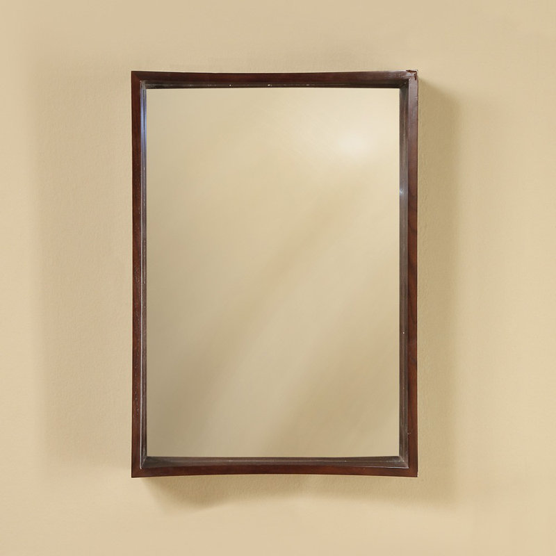 Miroir mural Schult, Noyer foncé
