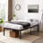 Rudchester 2 Set Twin Size Metal Platform Bed Frame Mattress Foundation No Box Spring Needed-1856311985