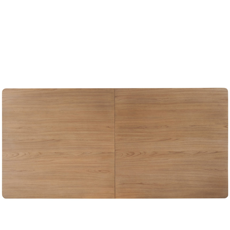 Malone Oak Solid Wood Base Dining Table