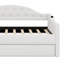 Tufted Upholstered Daybed With Trundle, With USB&Type-C Charging Ports-1008687319