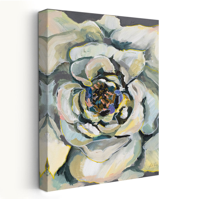 «Contemporary and Preppy Bloom I Crop», H 48 po x l 32 po