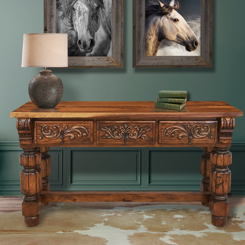 Belle 63'' Solid Wood Console Table