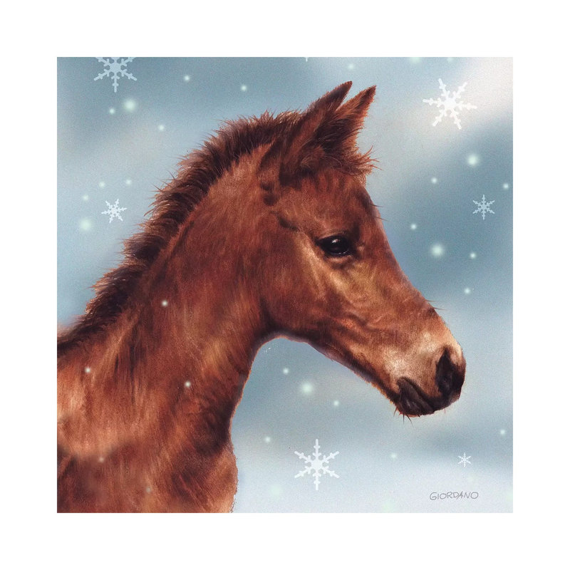 Starlight's Reflection by Giordano Studios - Wrapped Canvas Painting, 30.48 cm H x 30.48 cm W