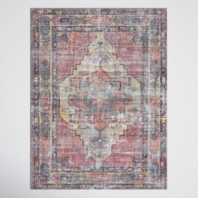 Tapis jaune / rose Heffron Performance