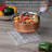 Chevron Decorative Heat Tolerant Stone Trivet 8" Square