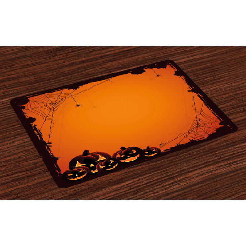Midway Halloween Pumpkin Scary Placemat