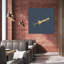 Retro Rocket Flight Abstract Contemporary Landscape Nature Wall Art Print 1 Piece Wrapped Canvas Wall Art-229859292