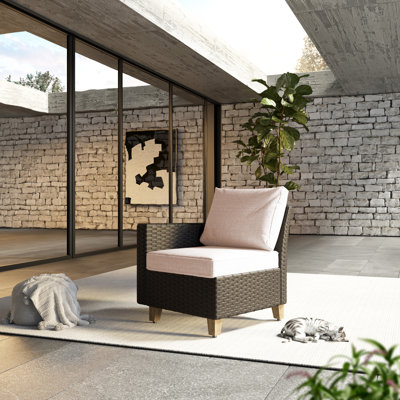 Chaise de patio avec coussins Umeh Design