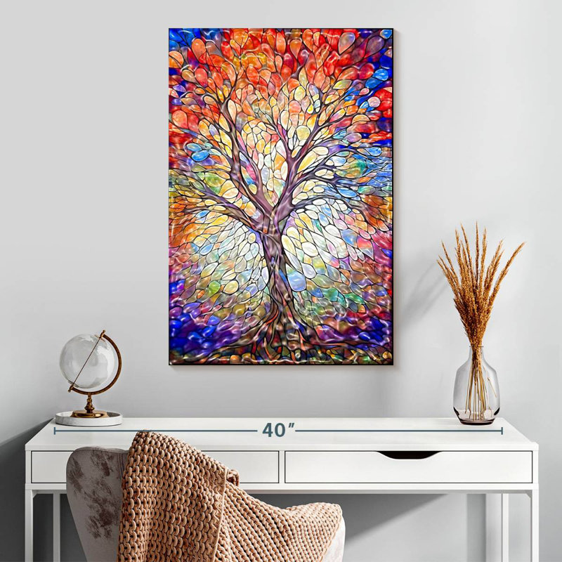 Harnek Tao Of Life - arbre de la Fresque, H 30 po x l 20 po