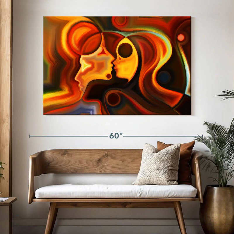Avery Abstract Love, H 34 po x l 51 po