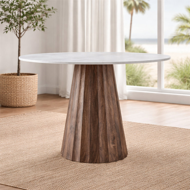 Floraville 42" Dining Table, Brown