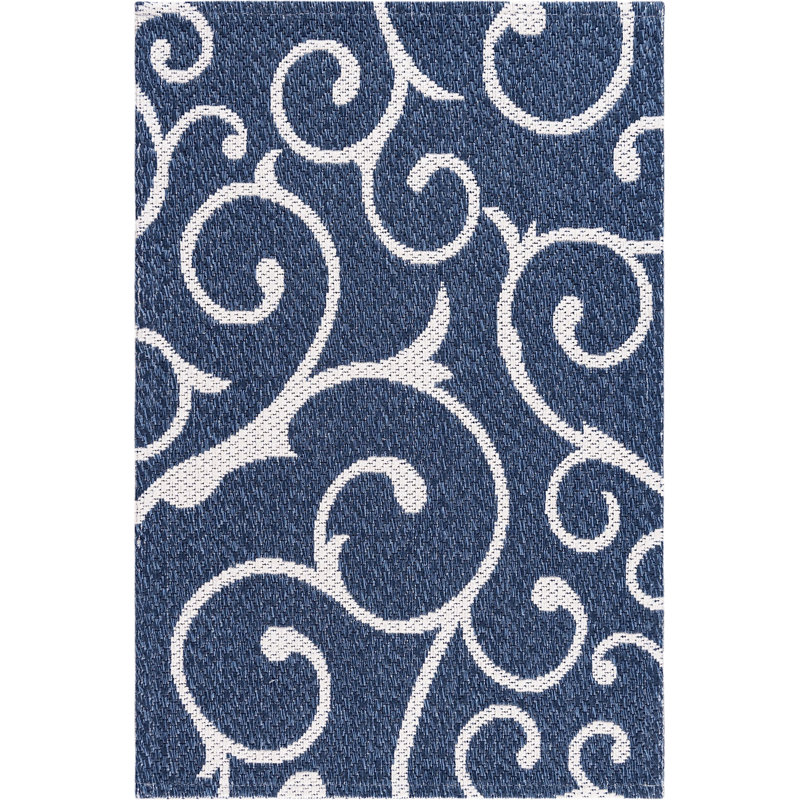 California Cotton Abstract Indoor Rug, Rectangle 2'2" x 3'