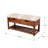 Vienna Cotton Upholstered Storage Bench-2088077413
