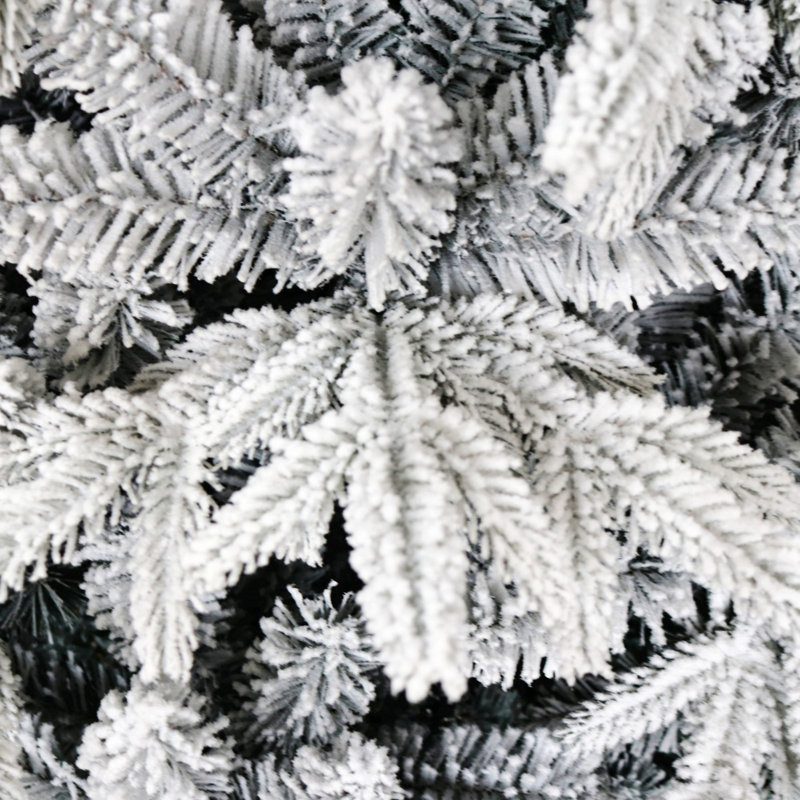 Arbre de Noël enneigé, arbre articulé artificiel