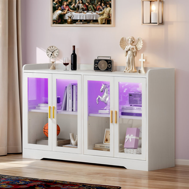 Buffet de 66,14 po Berenise, Blanc