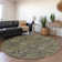 Premium Machine Washable Cerrito AMF571 Chocolate Rug