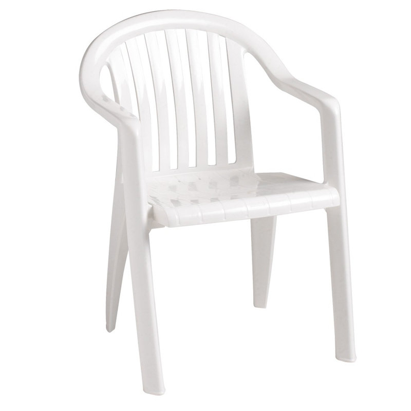 Chaise de salle à manger Miami, Blanc