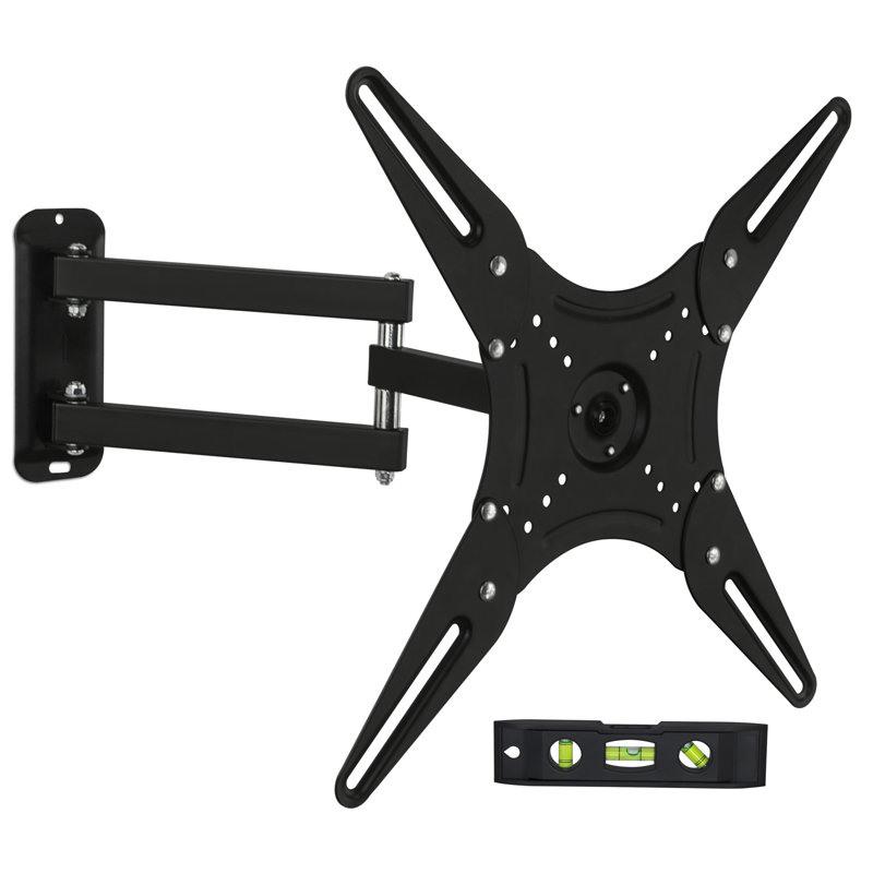 Mount-It! Full Motion TV Wall Mount | LCD, LED, 4K TV Swivel Bracket For 23 - 55 Inch Screen Sizes