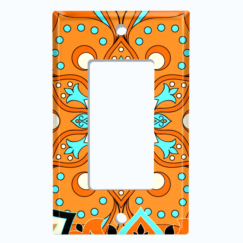 Décorateur 2 bandes, Bleu/orange